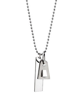 王一博钛钢ins街头风情侣项链