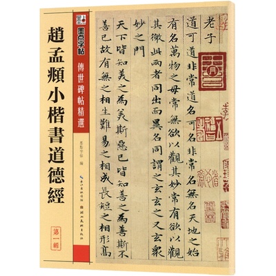 墨点字帖 赵孟俯小楷道德经 临摹赵体楷书毛笔字帖小楷字帖书法全集楷书老子道德经毛笔书法字帖古风经典碑帖释文译注大全武汉新新