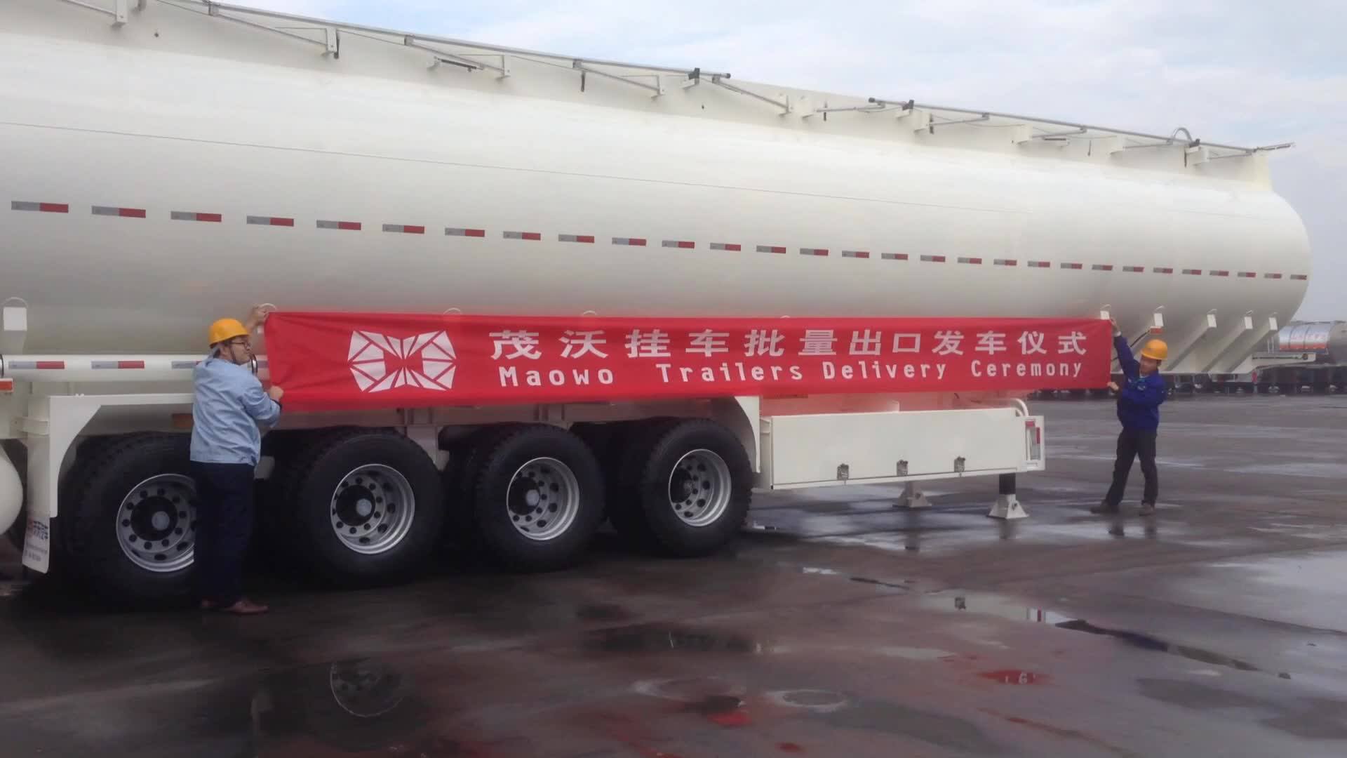 Stainless Steel Liquid Food Transport Semi Trailer 2050m3 Milk