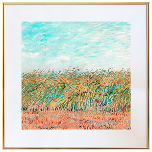 北欧挂墙相框铝合金现代简约细边窄边正方形画框33厘米38cm50定制