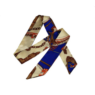 H家丝巾绑带装饰领巾发带包带手柄手腕丝带手提绑包带女包包缠带