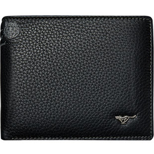 七匹狼男士钱包加厚短款大容量真皮加宽正品新款加大软牛皮夹青年