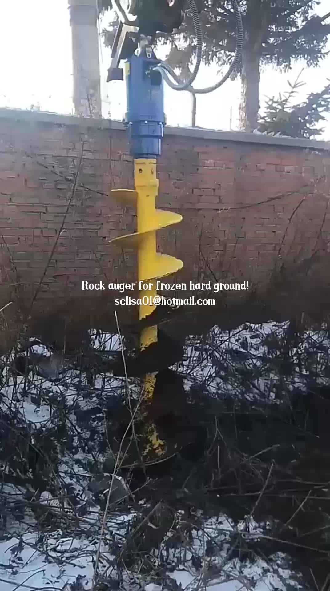 Pit Digging Machine/post Hole Digger Tools Large Diameter Soil Digger