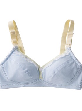 哺乳文胸前开扣春夏薄款纯棉奶罩孕妇超薄内衣产后妈妈喂奶胸罩女