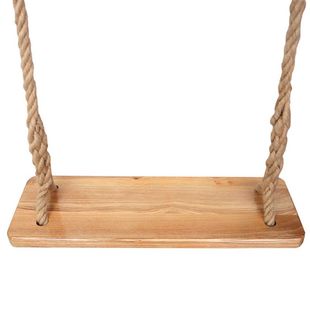 儿童秋千室内家用户外荡秋千成人麻绳实木室外双人加长原木秋千板