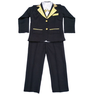 元旦儿童西服花童礼服男童小西装