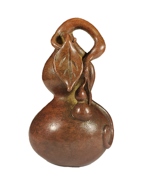 实心手工葫芦小号日式风功夫摆件