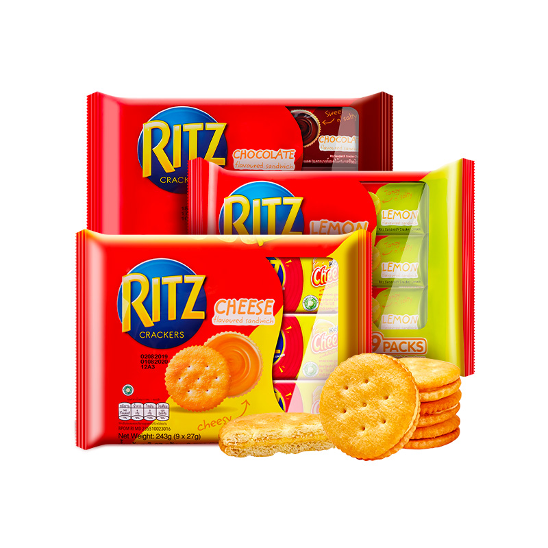 ritz进口乐之芝士咸味卡夫雪花酥