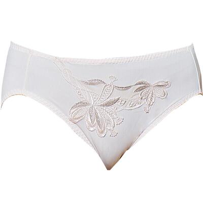 中腰三角内裤刺绣花纹