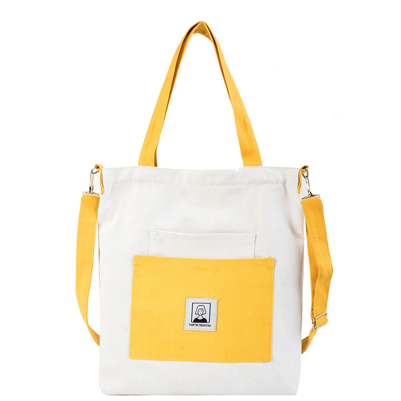 慵懒风日韩版ins帆布袋包包女大容量中学生书包文艺潮单肩斜挎包