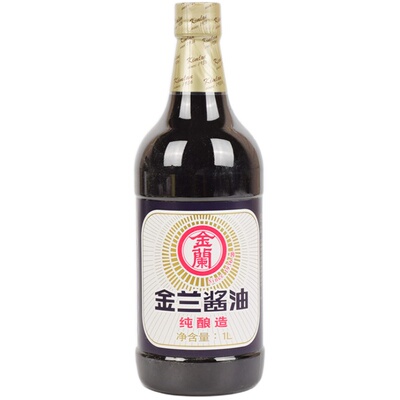 台湾原装金兰纯酿造零添加酱油