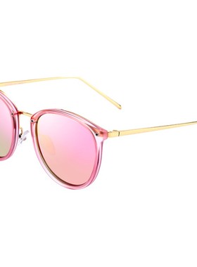 圆脸复古个性风明星款女士太阳镜