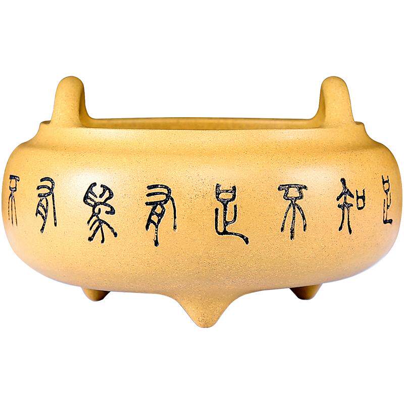精品宜兴紫砂室内宣德供佛香炉