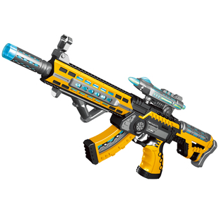 儿童电动玩具枪带声音乐灯光宝宝小男孩子枪套装男童冲锋枪3-6岁