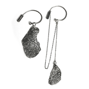 KAMMERHOPA品牌 髓 系列925银小众耳饰耳环不对称做旧饰品新品