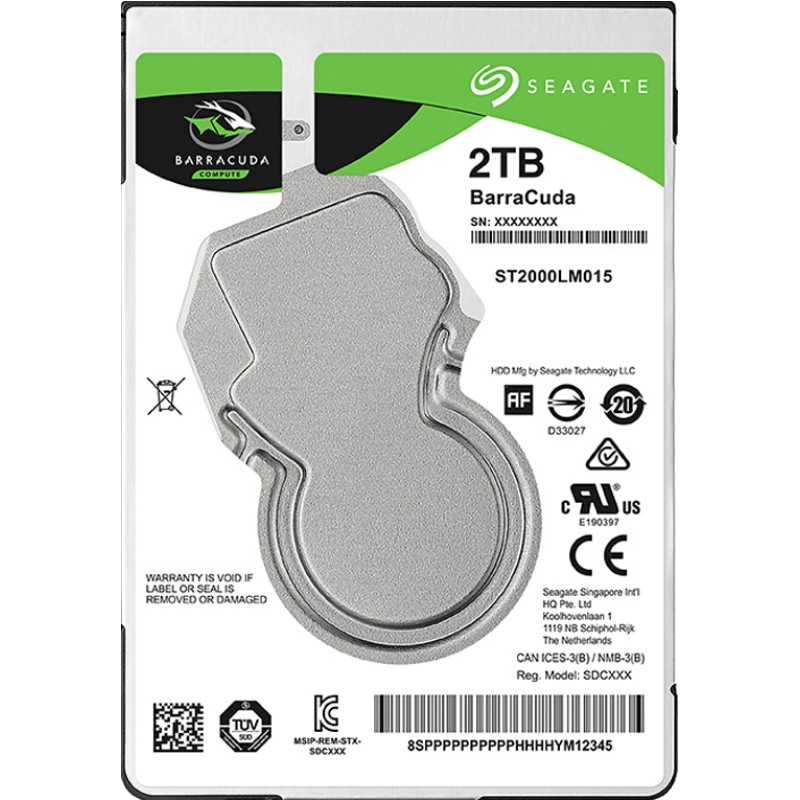 Seagate/希捷ST2000LM015 2.5寸sata3笔记本硬盘2T机械硬盘2t 7mm