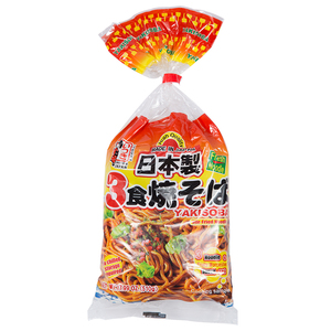 日本五木炒面日式方便面带酱汁料包非油炸湿乌冬面510g*2袋速食面