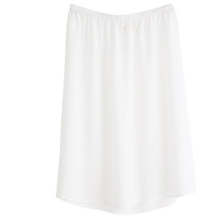 夏季薄款纯棉打底裙女半身裙内衬裙防走光内搭宽松透气棉麻裙子