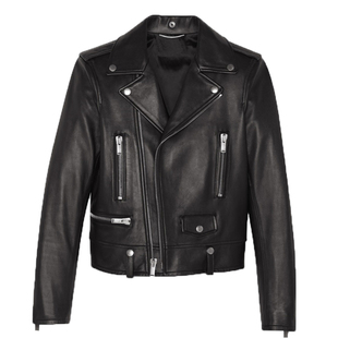 SLP风格韩火火同款机车皮衣男女夹克真皮外套权志龙同款情侣秋款