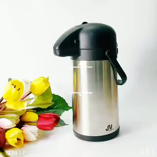 Stainless Steel 3 Liter Smart Vacuum Flask Thermos Air Pressure Pot Buy Stainless Steel 3