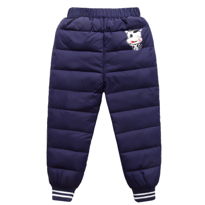 童装鸭绒儿童羽绒裤加厚保暖高腰