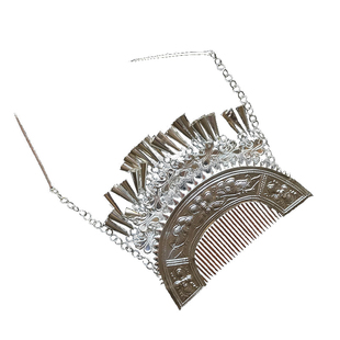 侗族苗族银饰银梳子少数民族饰品苗族银头饰苗族头饰发饰民族风