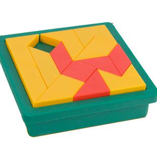 儿童玩具益智创新思维七巧板智力拼图ab方块几何图形状创意型动脑