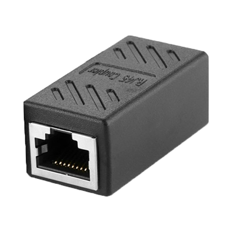 千兆RJ45网线连接器对接头网络双通头网络直通头模块网线延长器_虎窝淘