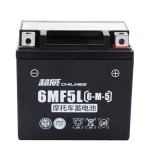 超威YTX5L-BS摩托车电瓶巧格小公主100踏板助力车12v5a蓄电池通用