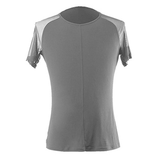 【透气轻盈】皇朝舞蹈拉丁舞上衣男短袖国标舞练功服舞衣 AZ1078