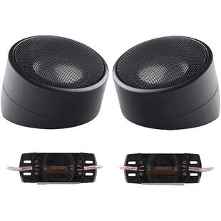 漫步者汽车扬声器 2寸车载改装铝膜高音头P6NT 发烧级分频器喇叭