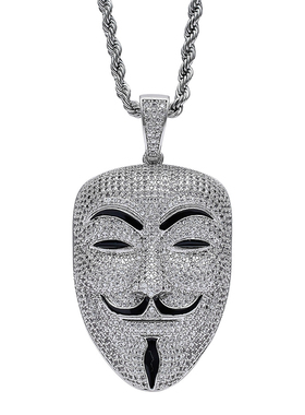 电影面具嘻哈风配饰项链