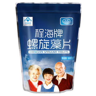 程海牌螺旋藻片正品500g 云南程海湖螺旋藻精片