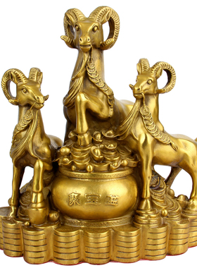 三羊开泰十二生肖商务礼品铜器