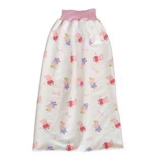 隔尿睡袋 儿童婴儿尿不湿包被尿裤加厚保暖可洗防水纯棉透气秋冬