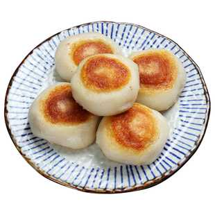 粘火勺东北特产美食粘豆包手工年糕饼红豆馅黏火勺500克