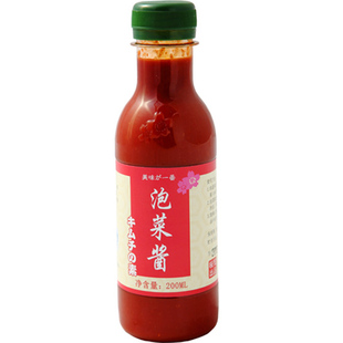 樱花韩国泡菜酱韩式辣白菜火锅汤底韩日调料腌制品215mL