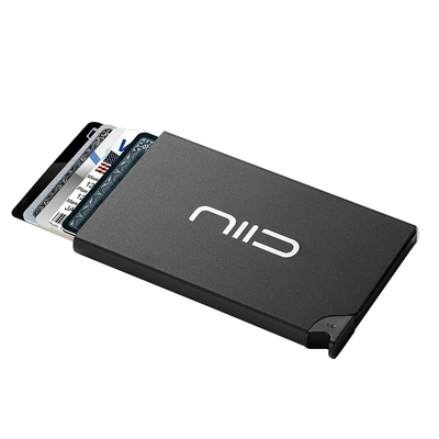 NIID铝合金超薄卡盒防盗名片夹