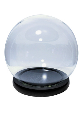 黑漆半球玻璃展示防尘黏土永生花