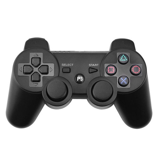 PS3手柄 PS3无线蓝牙双震手制 震动游戏手柄 黑蓝白多色 全新盒装