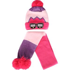 图涂丫韩国男女儿童帽子围巾两件套毛线保暖宝宝秋冬潮小孩1-3岁