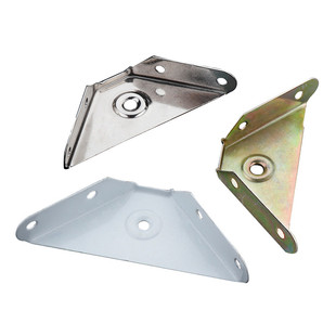 三面固定角铁挂角橱柜吊码固定角铁挂角撑吊柜角码喷白漆三角吊码