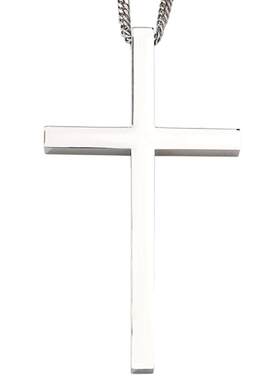 霸气健身钛钢男士项链长款挂件