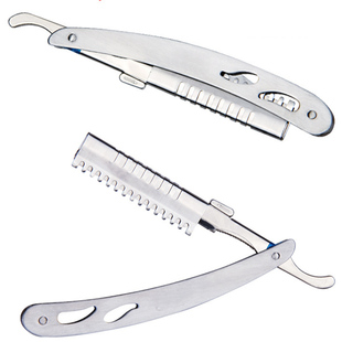 手动剃须刀理发店剃头刀羽毛刀片修眉刀架刮脸刀刮胡刀去剃毛剃刀