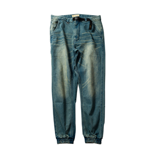 714street 17aw Breath Denim Jogger 机能牛仔收脚裤 立体束脚裤