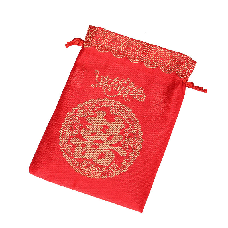 结婚抽绳手提袋包装盒