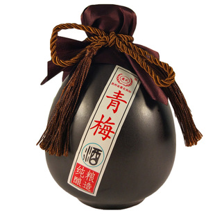 青梅酒农家自酿酸梅微醺酒女士低度梅子酒500ml