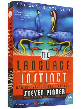 语言本能 英文原版 The Language Instinct 比尔盖茨书单推荐 语言学心理学入门 读物 探索语言奥秘 Steven Pinker 进口英语书籍