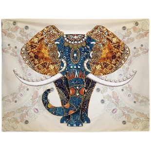 墙布背景布ins挂布墙面装饰房间高级感壁画布艺挂画卧室床头画布