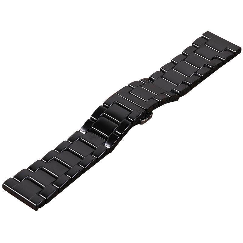 ticwatch1/e陶瓷表带amazfit手表带sport华米S4三星gear42mm/46华为watch2/2018/b3荣耀pro/Magic/GT/active5